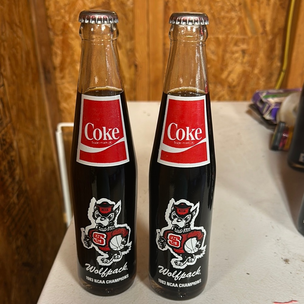 Coke Wolfpack Commemorative Bottles